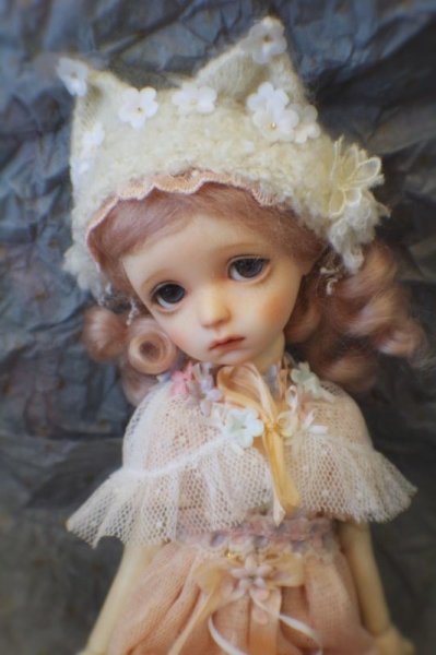 Photo15: warmly kitty flower head band (of The beginning of Dream ) (15)