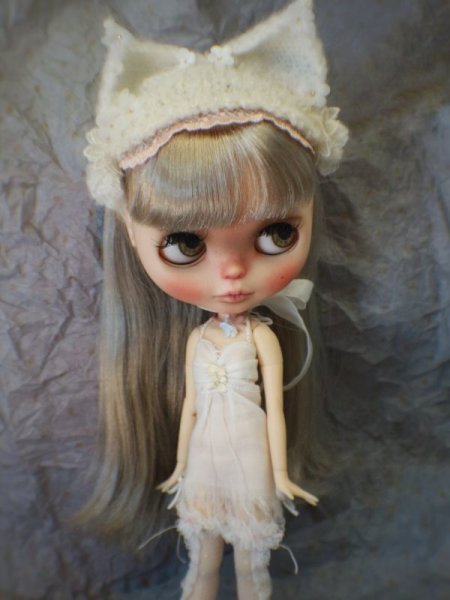 Photo10: warmly kitty flower head band (of The beginning of Dream ) (10)