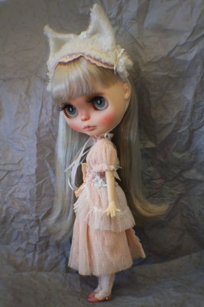 Photo6: warmly kitty flower head band (of The beginning of Dream ) (6)