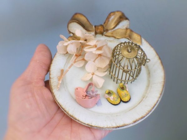 Photo4: pink leather bird bag (4)