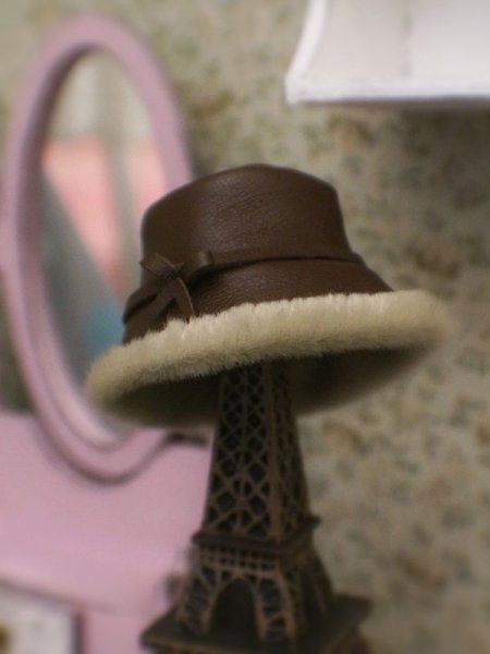 Photo5: 2 way fur and leather hat (fendi set) (5)