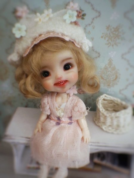 Photo8: warmly kitty flower head band (of The beginning of Dream ) (8)