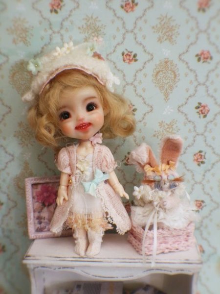 Photo14: warmly kitty flower head band (of The beginning of Dream ) (14)