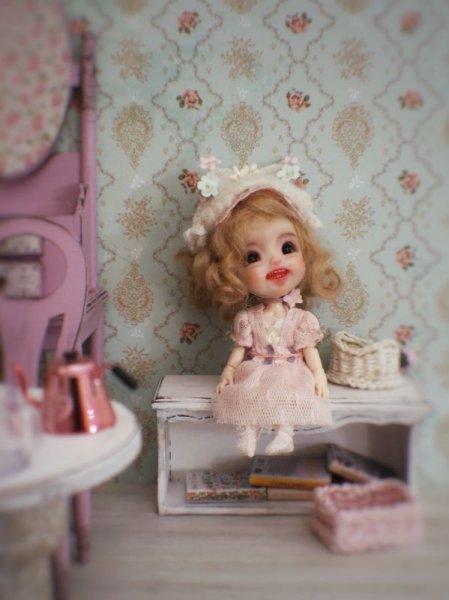 Photo7: warmly kitty flower head band (of The beginning of Dream ) (7)