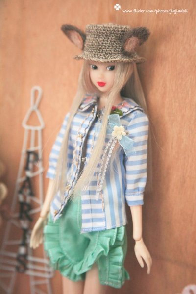 Photo5: Mr rabbit cotton straw hat (5)