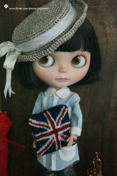 Photo2: handknit cotton straw bowknot hat (2)