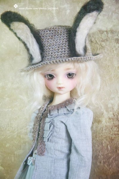 Photo10: Mr rabbit cotton straw hat (10)