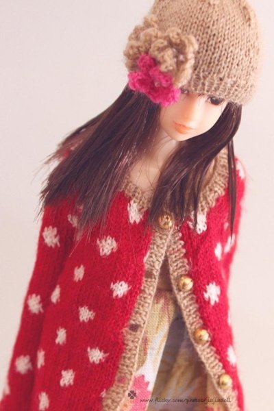 Photo3: camel flowers hat (3)