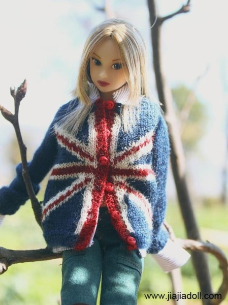 Photo4: Union Jack cardigan (4)
