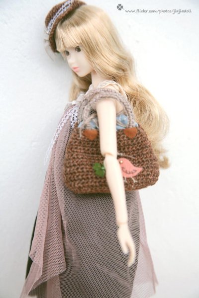 Photo2: coffee bird and clover little bag handbag (2)