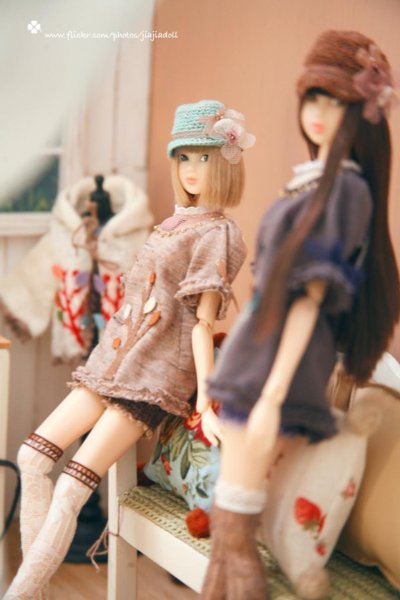 Photo5: mint bowknot flower straw hat  (5)