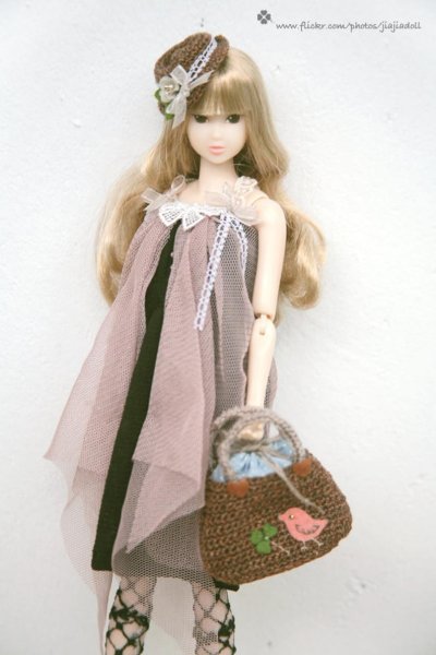 Photo4: coffee bird and clover little bag handbag (4)