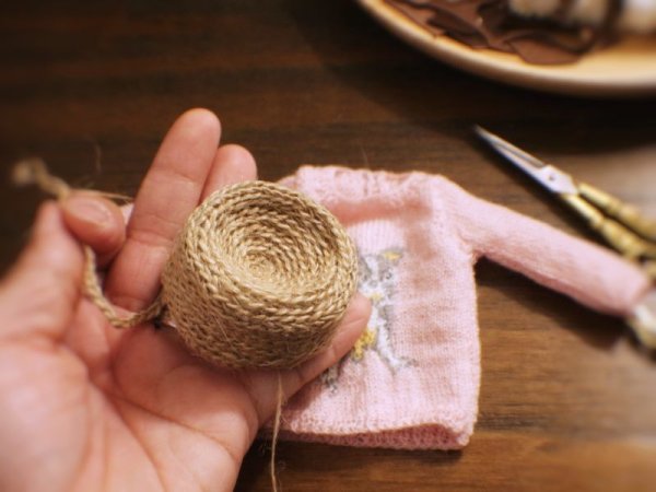 Photo18: hand sewing vintage style bowknot lace flower straw hat in pink ribbon (18)