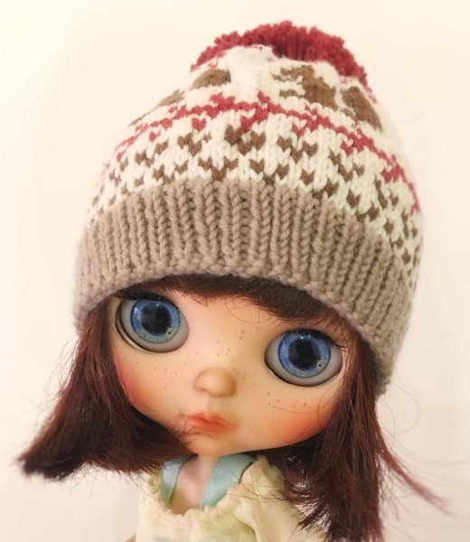 Photo4: coloured bear or squirrel or bear knitted hat (4)