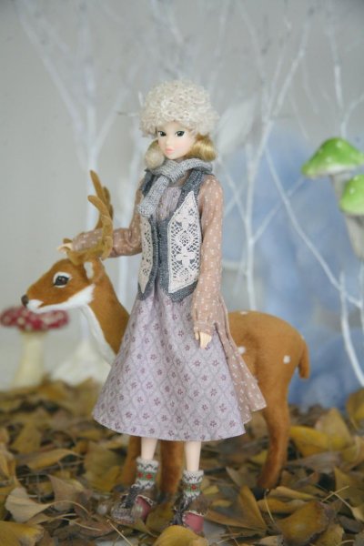 Photo4: Hand Knited leather boots shoes in pink (4)