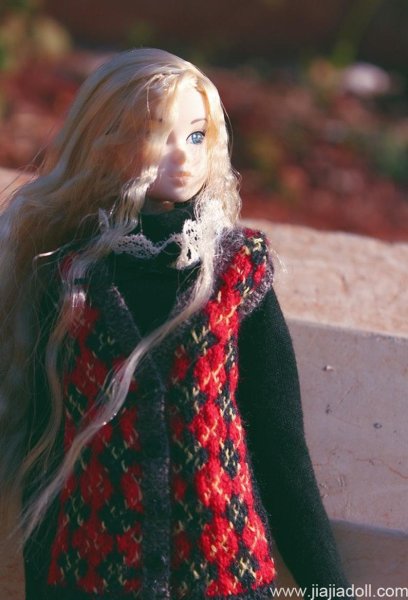 Photo4: classical red checked vest (4)