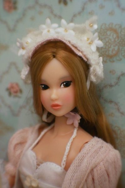 Photo3: warmly kitty flower head band (of The beginning of Dream ) (3)