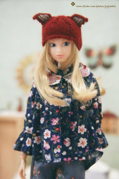 Photo3: dark red cat helmet hat (3)