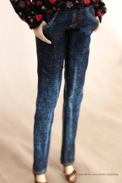 Photo1: blue skinny jeans (1)