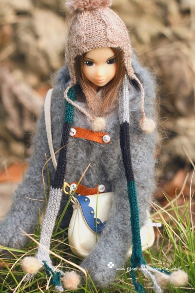 Photo4: white lace bowknot mushroom bag satchel (4)