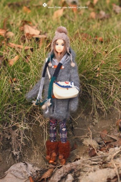 Photo5: white lace bowknot mushroom bag satchel (5)