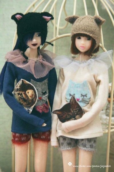 Photo5: black cat helmet hat (5)