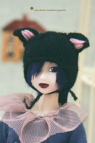 Photo2: black cat helmet hat (2)