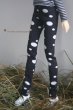 Photo3: black white dots legging (3)
