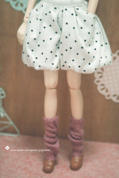 Photo4: violet leg warmers socks (4)