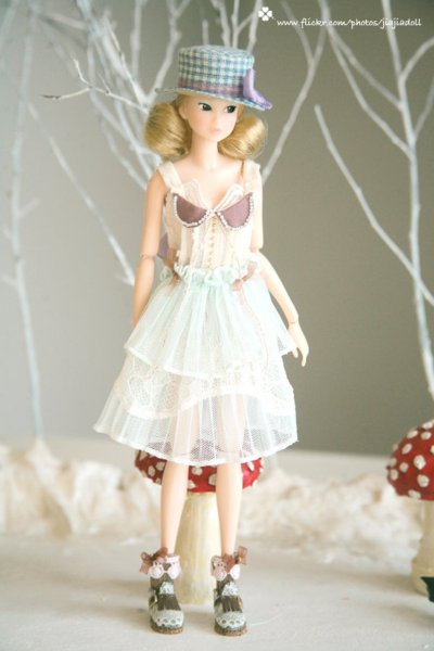 Photo4: white lace coffee shoes (4)