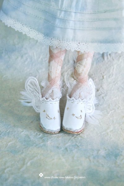 Photo3: Stars and Moon wings shoes (of Dear Angel set) (3)