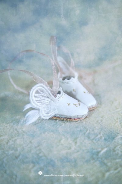 Photo2: Stars and Moon wings shoes (of Dear Angel set) (2)