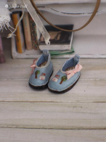 Photo3: hand sewing and embroidered big house leather shoes(of our times) (3)