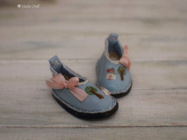 Photo2: hand sewing and embroidered big house leather shoes(of our times) (2)