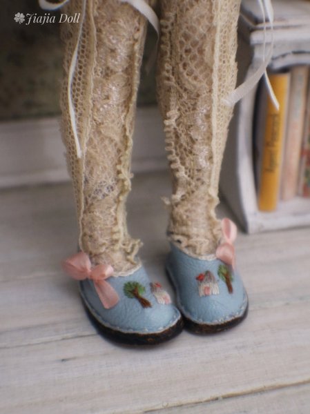 Photo6: hand sewing and embroidered big house leather shoes(of our times) (6)