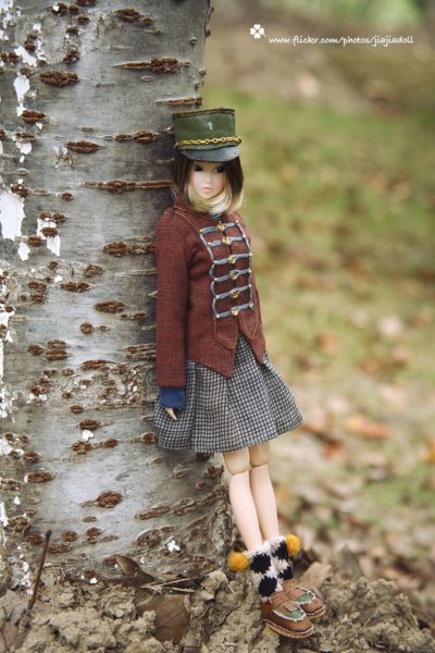 Photo4: coffee brown army green leather shoes (4)