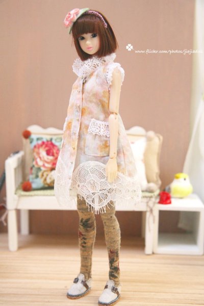 Photo3: cotton flax shoes (3)