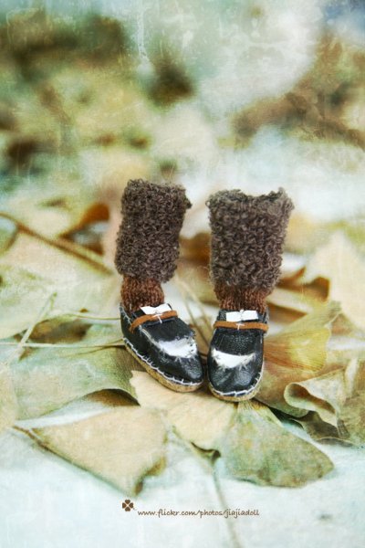 Photo2: balck and white bowknots shoes (2)