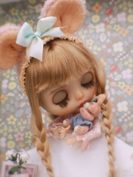 Photo9: pink smiling bear headband (9)