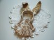 Photo2: one piece - vintage cream laced plume feel squirrel dress (2)
