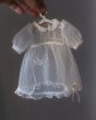 Photo1: semitransparent white lace dolly dress (Spirited Girl) (1)