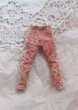 Photo1: pink flower legging (Spirited Girl Set) (1)