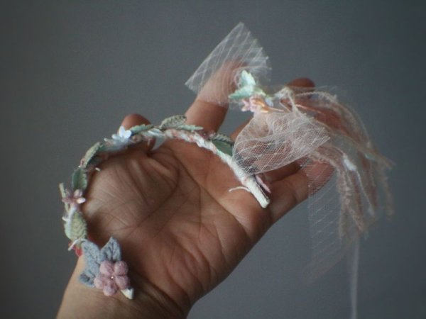 Photo4: lace flower bowknots (Spirited Girl Set) (4)