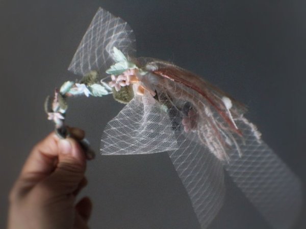 Photo3: lace flower bowknots (Spirited Girl Set) (3)