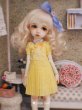 Photo4: 2 Pieces - yellow classic dress and head band bowknot (of Alice set) (4)