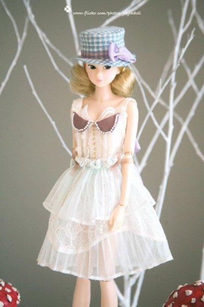 Photo1: pure fairylike green lace bowknots dress (1)
