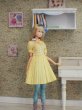 Photo11: 2 Pieces - yellow classic dress and head band bowknot (of Alice set) (11)