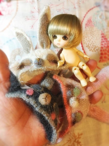 Photo9: sleeping bunny hat (9)