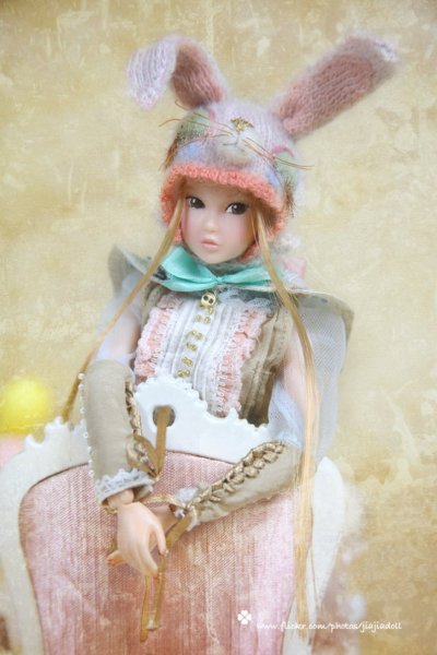 Photo4: sleeping bunny hat (4)