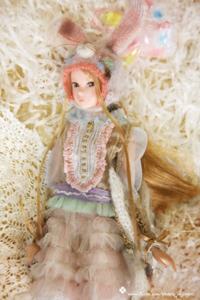 Photo2: sleeping bunny hat (2)